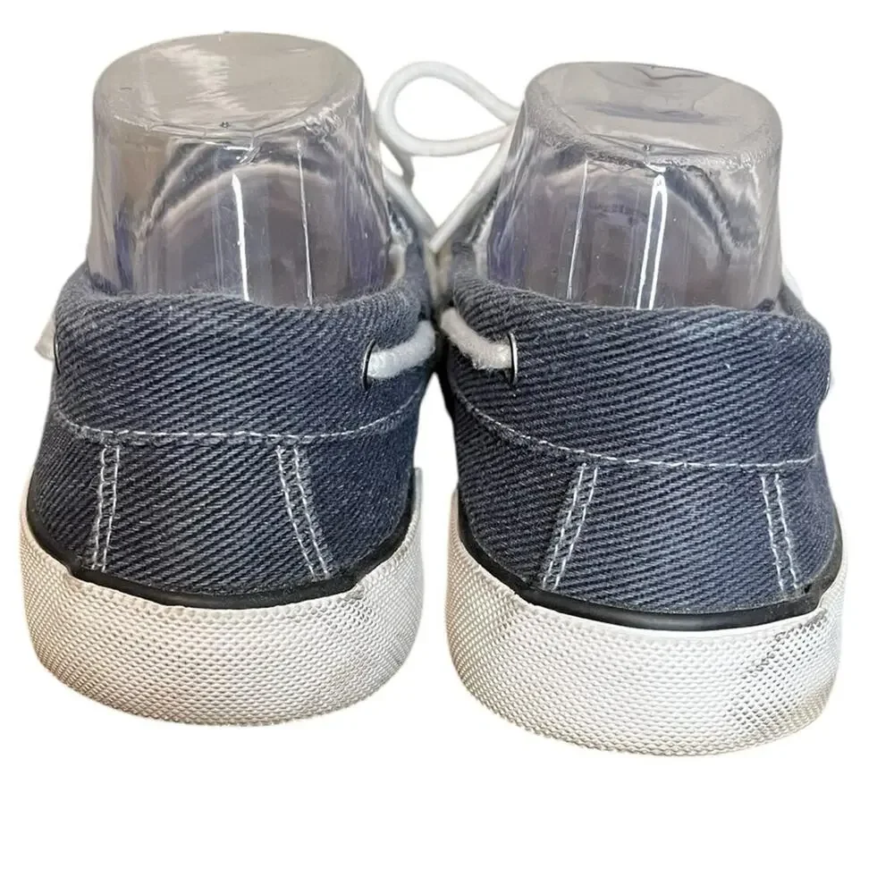 THOM McAn Denim Foster Boat Shoes Dark‎ Blue Men’s Size 9